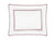 Pillow Sham - Matouk Classic Chain Scallop Red Linens & Bedding at Fig Linens and Home