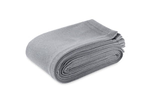 Blanket - Cosmo Grey Merino Wool Blanket - Matouk at Fig Linens and Home