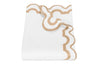 Matouk Coverlet - Mirasol Matelasse Champagne Bed Cover - Fig Linens and Home