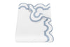 Matouk Coverlet - Mirasol Matelasse Hazy Blue Bed Cover - Fig Linens and Home