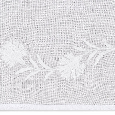 Swatch of Matouk Daphne Linen Quartz Set of 2 Guest Towels at Fig Linens and Home