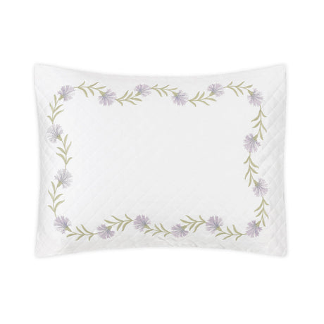 Daphne Matelassé in Lilac |  Matouk Boudoir Sham at Fig Linens and Home