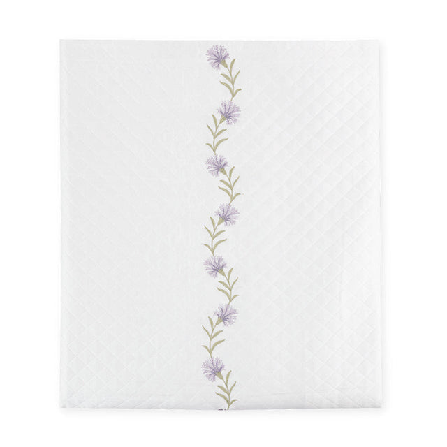 Daphne Matelassé in Lilac Purple |  Matouk Coverlet at Fig Linens and Home