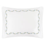 Daphne Matelassé in Bluebell |  Matouk Pillow Sham at Fig Linens and Home