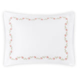 Daphne Matelassé in Peony Pink |  Matouk Pillow Sham at Fig Linens and Home