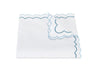 Matouk Duvet Cover Cerulean India Pique | Fig Linens and Home