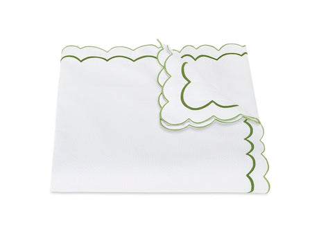 Matouk Duvet Cover Grass Green India Pique | Fig Linens and Home