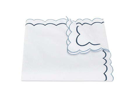 Matouk Duvet Cover Hazy Blue India Pique | Fig Linens and Home