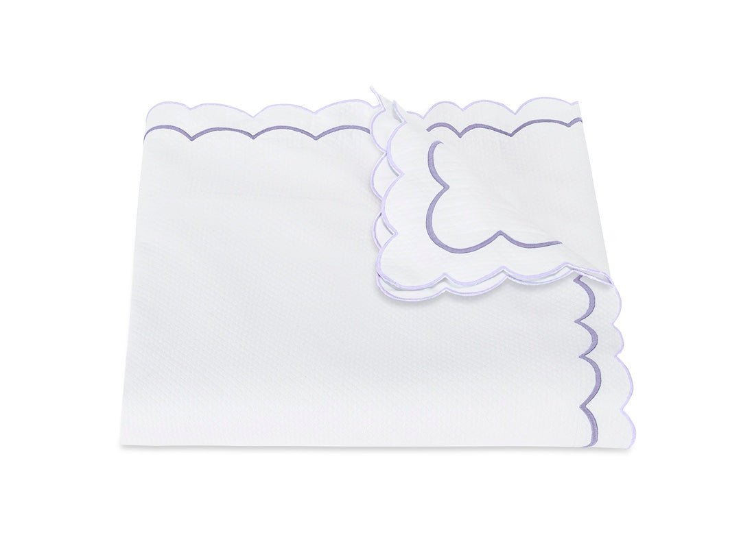 Matouk Duvet Cover Lilac Purple India Pique | Fig Linens and Home