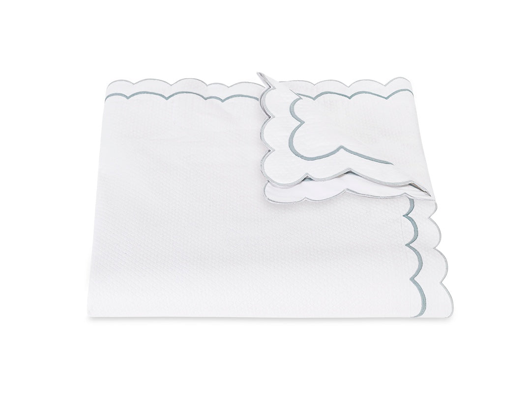 Matouk Duvet Cover Pool India Pique | Fig Linens and Home