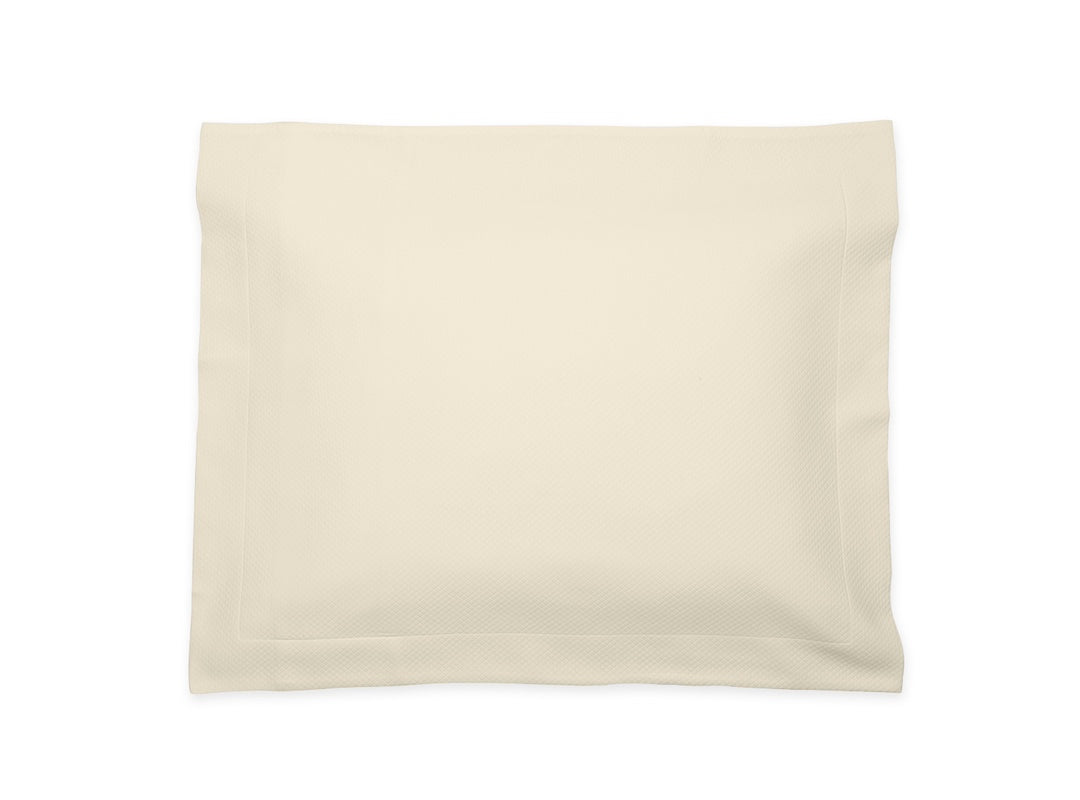 Pillow Sham- Elliot Ivory Matelasse by Matouk - Fig Linens and Home