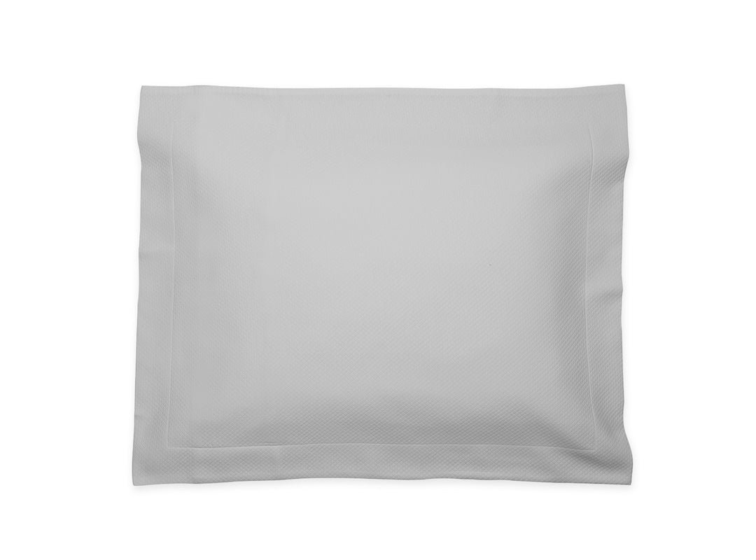 Pillow Sham- Elliot Silver Matelasse by Matouk - Fig Linens and Home