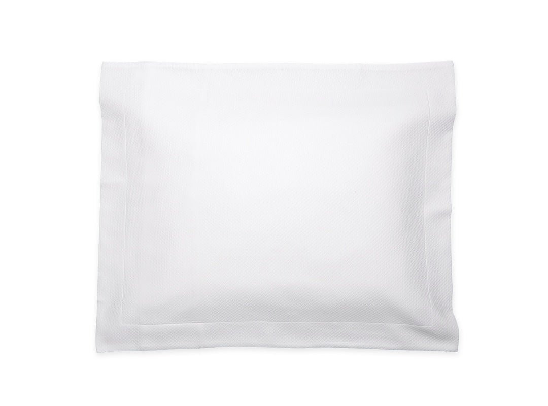 Pillow Sham- Elliot White Matelasse by Matouk - Fig Linens and Home