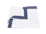 Matouk Emory Duvet Cover in Steel Blue at Fig Linens and Home