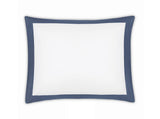 Pillow Sham - Matouk Emory Pillow Sham in Steel Blue at Fig Linens and Home
