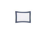 Boudoir Sham - Matouk Emory Pillow Sham in Steel Blue at Fig Linens and Home