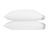 Matouk Emory Pillowcases in Dove at Fig Linens and Home