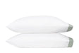 Matouk Emory Pillowcases in Celadon at Fig Linens and Home