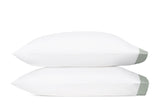 Matouk Emory Pillowcases in Celadon at Fig Linens and Home