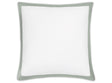 Euro Sham - Matouk Emory Pillow Sham in Celadon at Fig Linens and Home