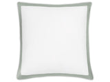 Euro Sham - Matouk Emory Pillow Sham in Celadon at Fig Linens and Home