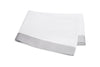 Matouk Emory Flat Sheet in Dove at Fig Linens and Home