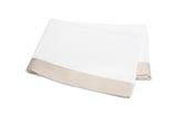 Matouk Emory Flat Sheet in Dune at Fig Linens and Home