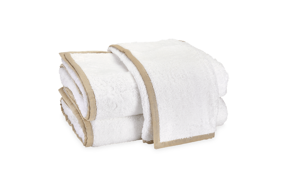 Enzo Sand Bath Towels | Matouk at Fig Linens