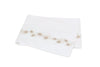 Matouk Feather Champagne Flat Sheet - Giza Percale Bedding at Fig Linens