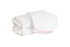 Terrycloth Giza Towels with Blush Trim by Matouk | Luxury 100% Cotton Towels at Fig Linens and Home
