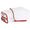 Terrycloth Giza Towels with Scarlet Trim by Matouk | Luxury 100% Cotton Towels at Fig Linens and Home