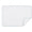 Bath Mat - Matouk White Giza Tub Mat with Hydrangea Blue Trim
