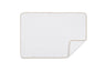 Bath Mat - Matouk White Giza Tub Mat with Sand Trim