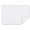 Bath Mat - Matouk White Giza Tub Mat with Sterling Gray Trim