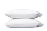 Pillowcases - Gordian Knot Wedgwood Percale Bedding by Matouk at Fig Linens and Home