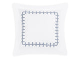 Euro Sham - Gordian Knot Wedgwood Percale Bedding by Matouk at Fig Linens and Home