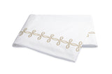 Flat Sheet - Gordian Knot Truffle Percale Bedding by Matouk at Fig Linens and Home