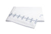 Flat Sheet - Gordian Knot Wedgwood Percale Bedding by Matouk at Fig Linens and Home