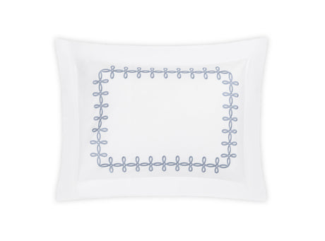 Pillow Sham - Gordian Knot Wedgwood Percale Bedding by Matouk at Fig Linens and Home