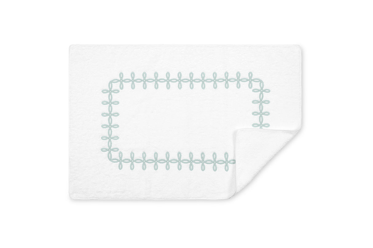 Matouk Gordian Knot Bath Tub Mat in Jade | Fig Linens and Home