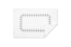 Matouk Gordian Knot Bath Tub Mat in Silver | Fig Linens and Home