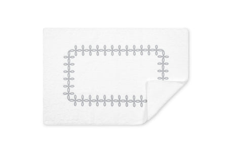 Matouk Gordian Knot Bath Tub Mat in Silver | Fig Linens and Home