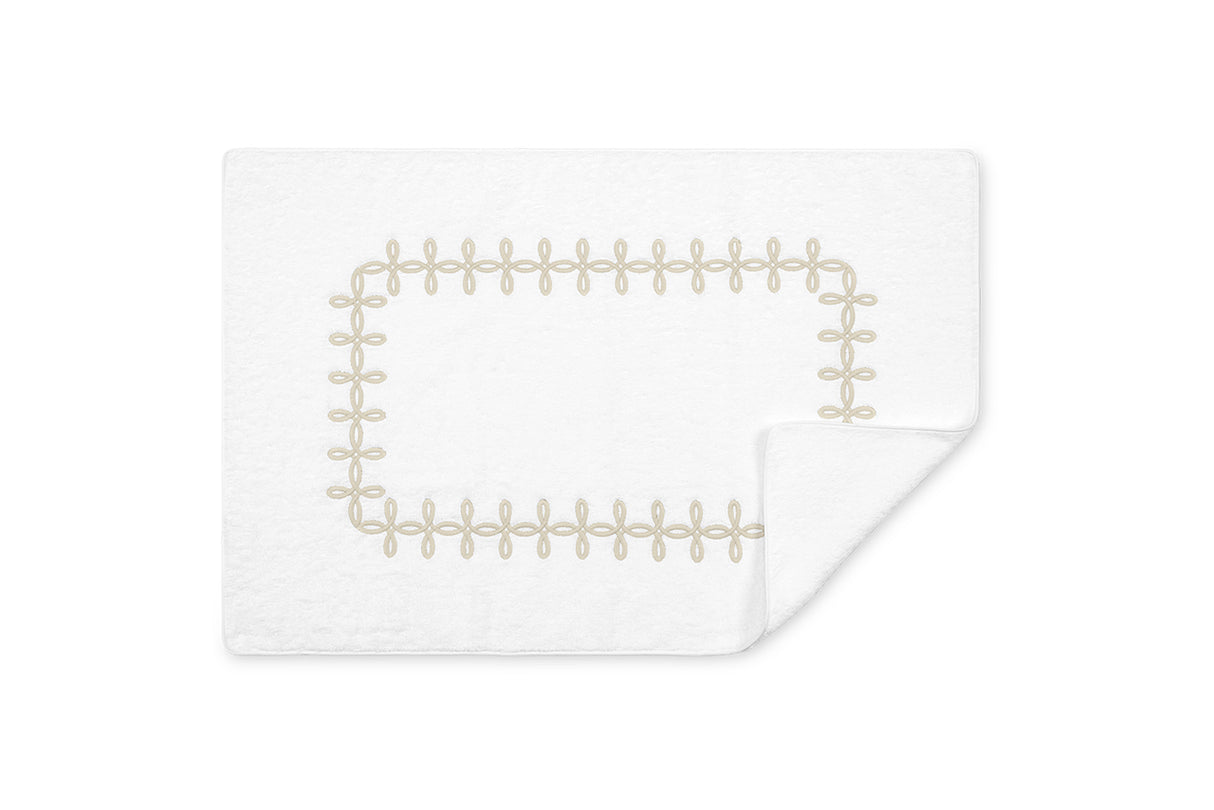 Matouk Gordian Knot Bath Tub Mat in Truffle | Fig Linens and Home
