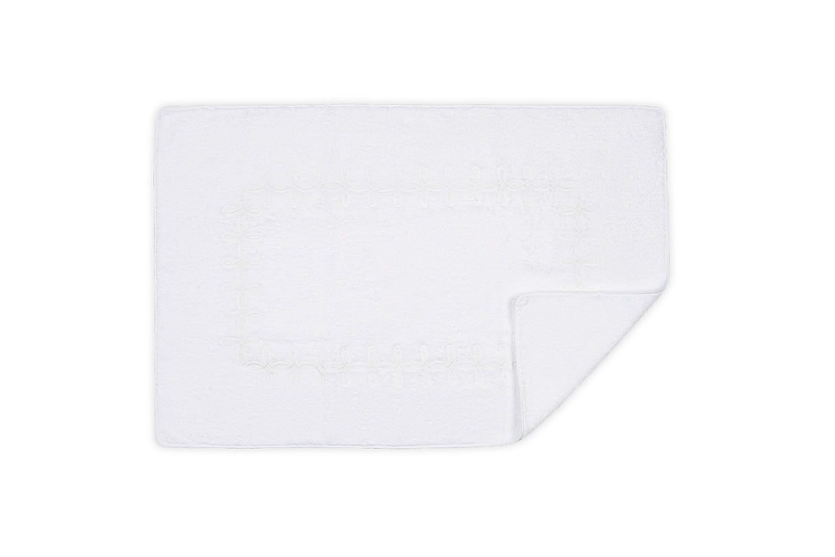 Matouk Gordian Knot Bath Tub Mat in White | Fig Linens and Home