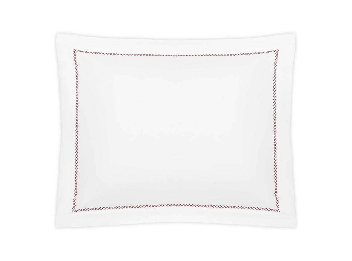 Matouk Hatch Redberry Pillow Sham | Fig Linens