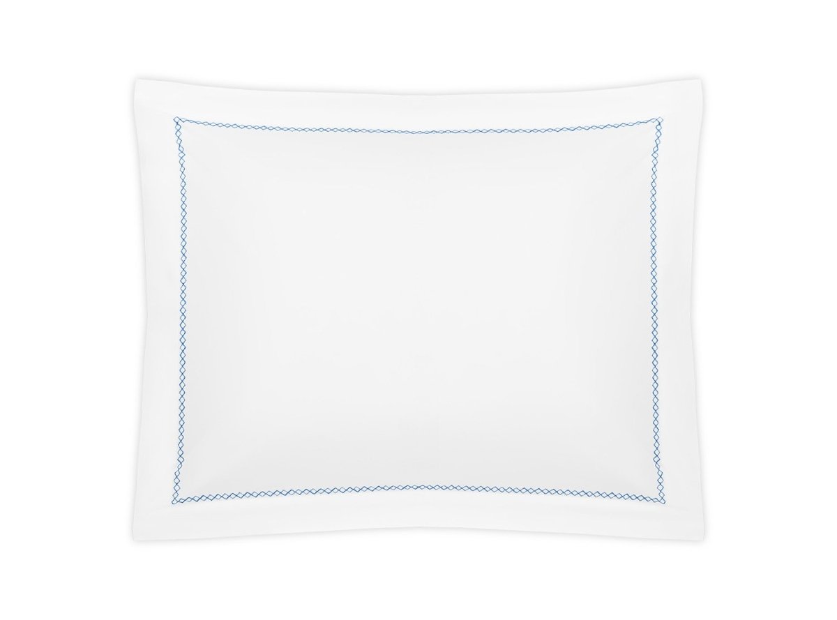Matouk Hatch Sky Blue Pillow Sham | Fig Linens