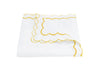 Matouk India Ceylon Duvets & Shams by Matouk - Lemon Full/Queen Duvet Cover 90 x 96 with 2" flange at FIG LINENS AND HOME - 18