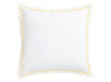 Matouk India Ceylon Duvets & Shams by Matouk - Lemon Euro Sham 27 x 27 with 2" flange at FIG LINENS AND HOME - 21