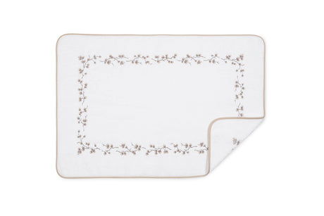Matouk Jasmine Giza Bath Tub Mat in Thistle Embroidery at Fig Linens and Home