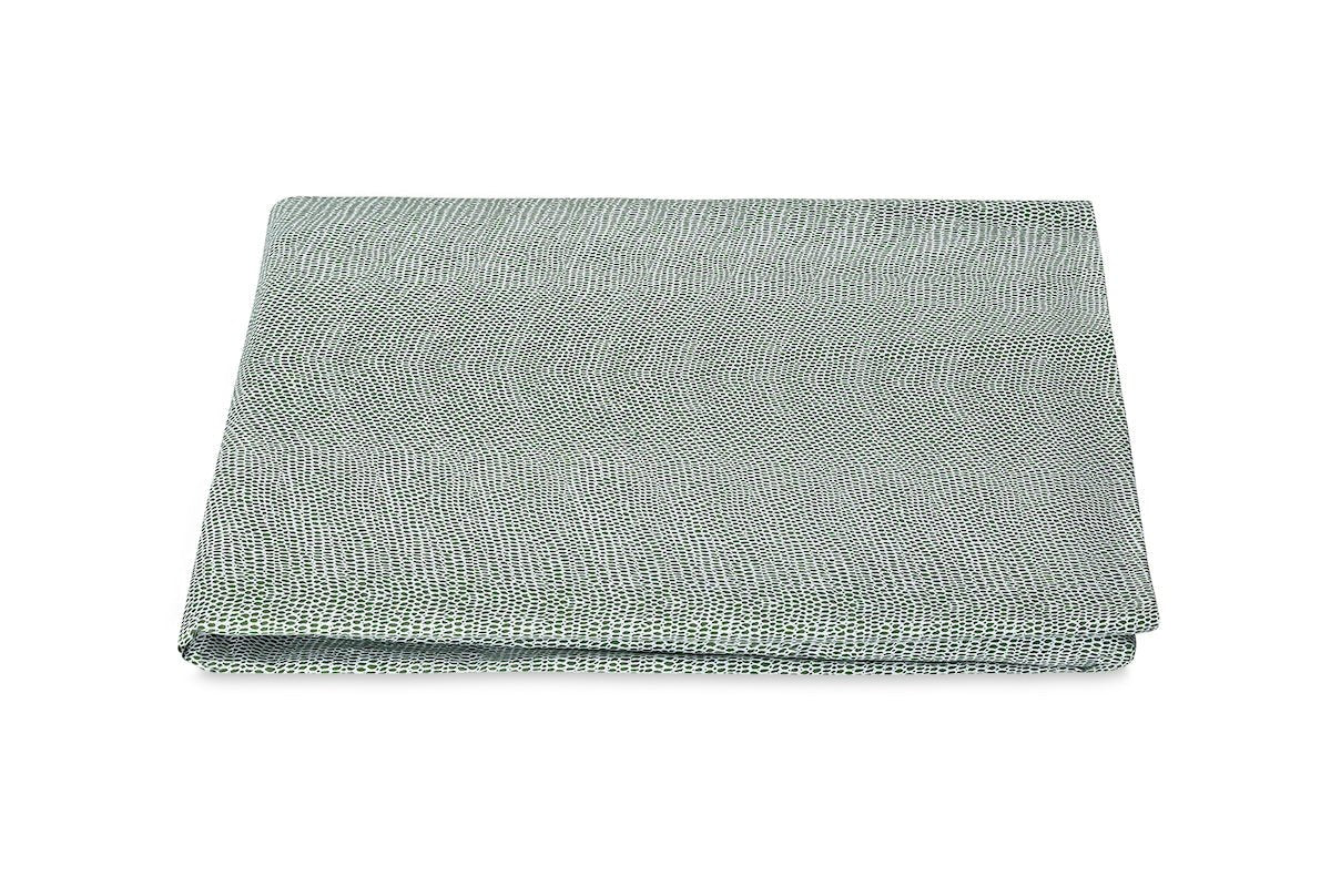 Matouk Jasper Fitted Sheet at Fig Linens and Home Grass Green
